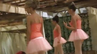 Ballerinas licking pussy at dance studio